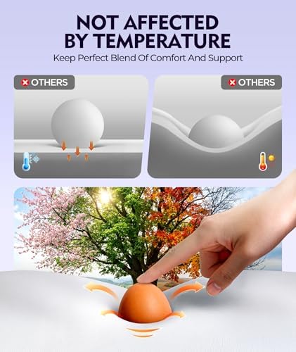 Osteo Zoned Contour Cervical Neck Pillow for Deeper Pain Relief Sleep, Q-max 3X Cooling Pillow with Non-Temperature Affected Memory Foam, Ergonomic Support Pillows for Back Stomach Side Sleeper