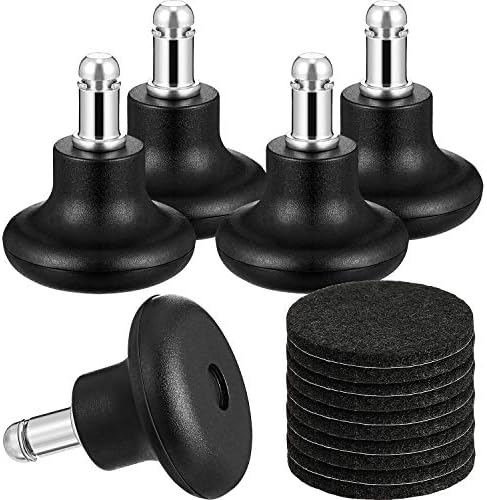 Outus 5 Pieces Bell Glides Replacement Office Chair Wheels Stopper