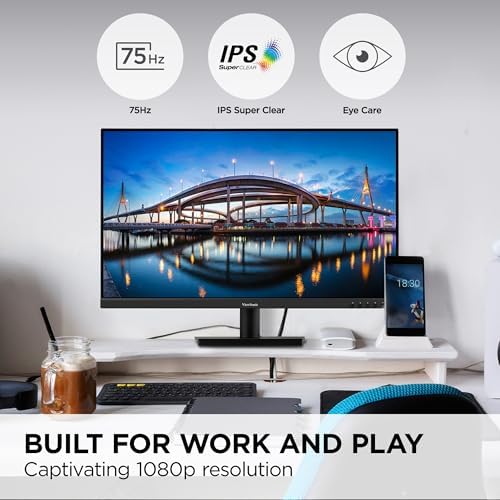ViewSonic VA3209M 32 Inch 1080p IPS Computer Monitor, Full HD, HDMI VGA, PC