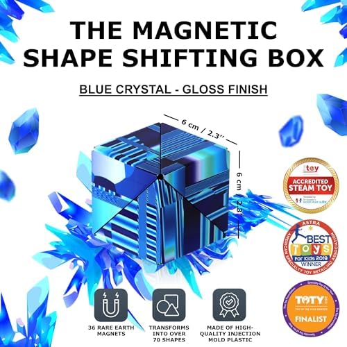 Shashibo DODECA Magnetic Puzzle Cube, Stress Relief Fidget Toy