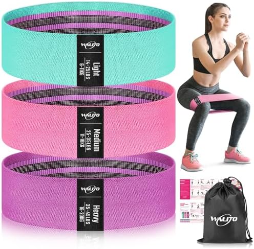 Fabric Resistance Bands for Working Out, Exercise Bands for Glutes and Legs