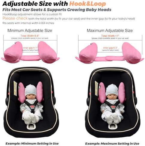 Baby Head Neck Support Pillow for Car Seat,Stroller,U-Shape Travel Pillow