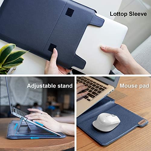 Nillkin 15.6 inch Laptop Sleeve with Stand (3-in-1), 2 Stand Modes, Blue