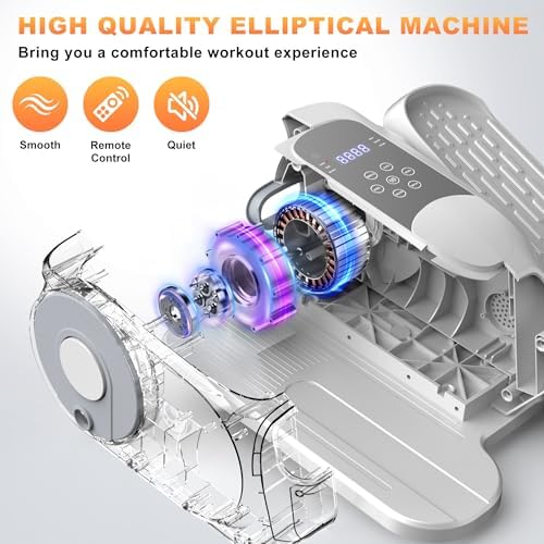 Low Impact Mini Under Desk Elliptical Quiet Electric Leg Exerciser