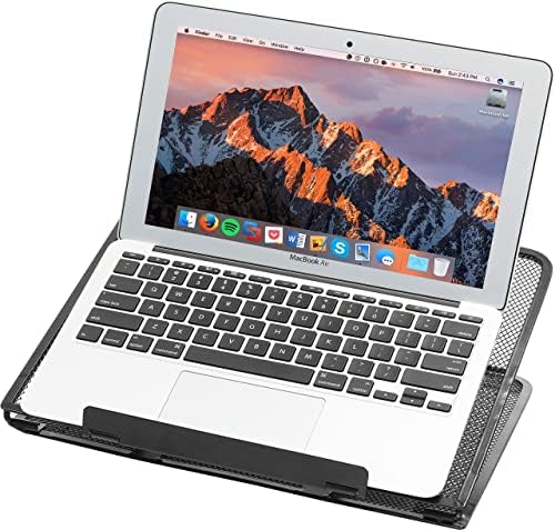 Simple Houseware Laptop Stand, 11-Level Adjustable Computer Holder, Black