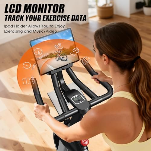 Stationary Exercise Bike for home, Magnetic Resistance, Silence & Smart App