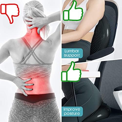 Wobble Cushion, Balance Disc, Wiggle Seat, Balance Pads for Physical Therapy, Stability Disc, Wobble Board for Dogs, Office, Sensory Kids, Classroom with Spiky Massage Ball