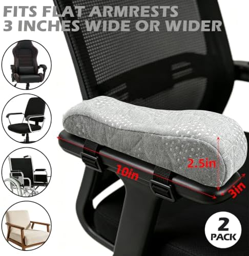 Soft Office Chair Armrest Pads, Comfort Elbow Pillows