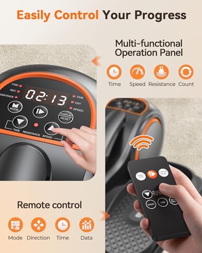 YOSUDA Under Desk Elliptical Machine, Leg Exerciser for Home Office Use