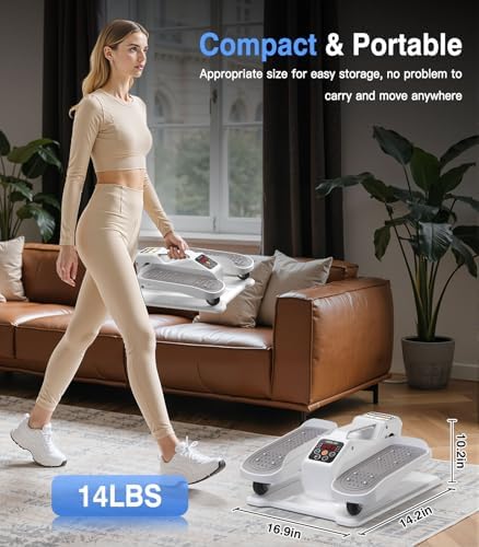 Under Desk Elliptical Machine, Portable Electric Elliptical Exercise Equipment