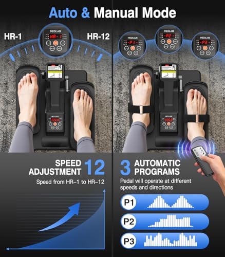 Under Desk Elliptical Machine, Portable Electric Elliptical Exercise Equipment