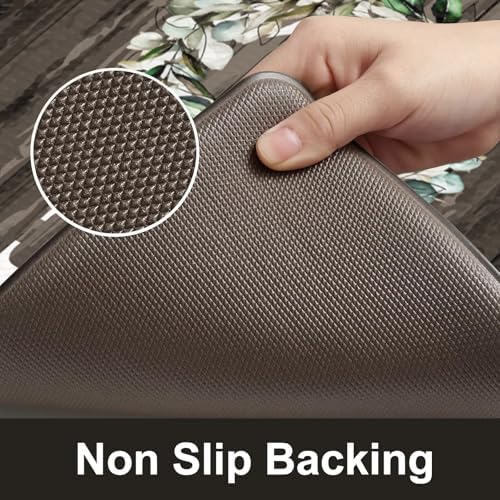 KIMODE Anti Fatigue Mats for Kitchen Floor Cushioned Standing Mat Sets of 2