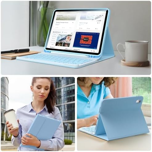 for iPad 10th Generation Case with Keyboard for Apple 2022 10.9"