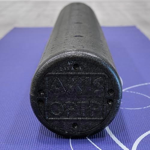 OPTP AXIS Firm Density Foam Roller – Round, Black, 36" x 6"