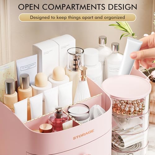 Makeup Organizer Countertop with Drawers, Make up Organizers for Vanity