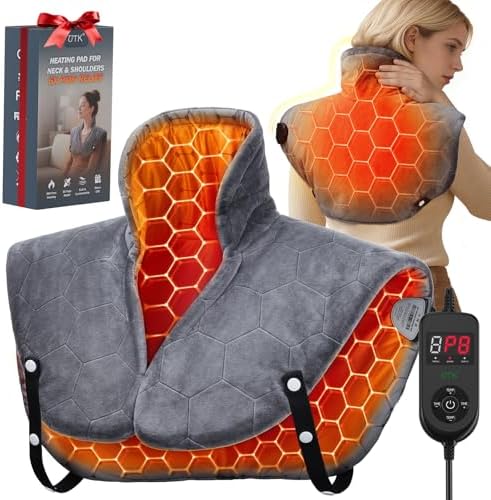 UTK Graphene Far Infrared Heating Pad for Neck and Shoulders and Back