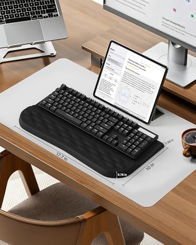 Laborio Wrist Rest with Keyboard Stand Ergonomic Computer Wrist Support Pad