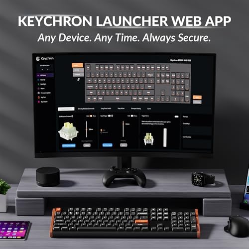 Keychron K10 HE Full-Size Hall Effect Keyboard Wireless, Rapid Trigger