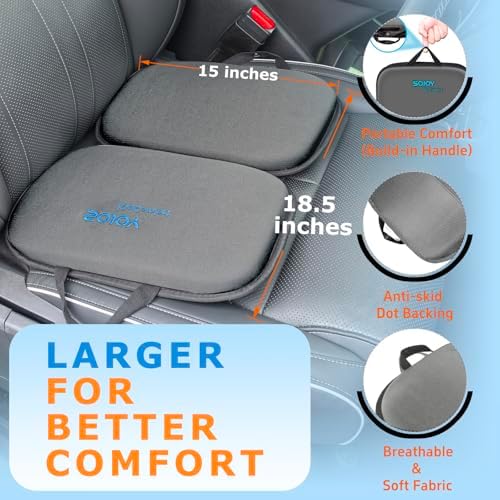Sojoy 3 in 1 Gel Seat Cushion (Darkgray)