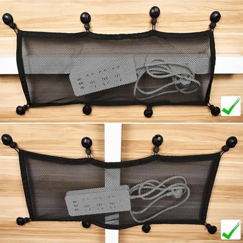 Cable Management Net Versatile Cord Tray Wire Storage Organization