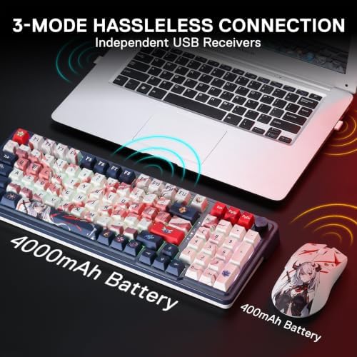 Redragon Eisa Anime Keyboard & Mouse Combo, K686 PRO KB + M916 26K DPI Mice