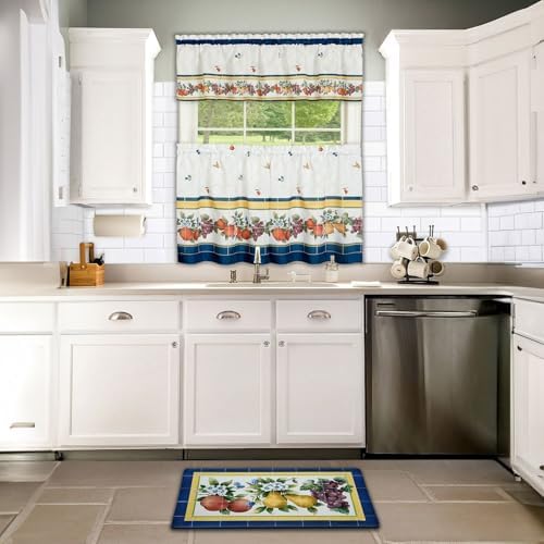 Anti-Fatigue Floor Comfort Mat, 18 x 30 in, Multi Color, Waterproof