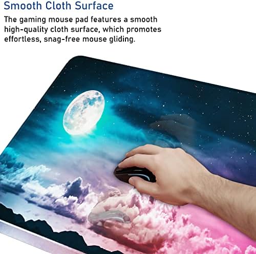 Large Mouse Pad, Gaming Mousepad, 31.5x15.7x0.12 in Extended Mouse Mat