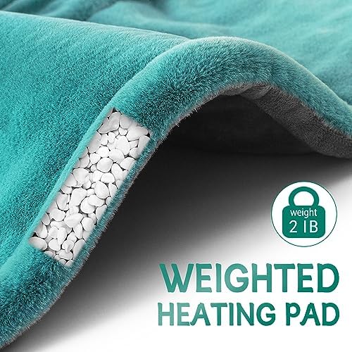 IZZUBIZ Heating Pad for Neck Shoulders Back, Gifts for Women Men Christmas