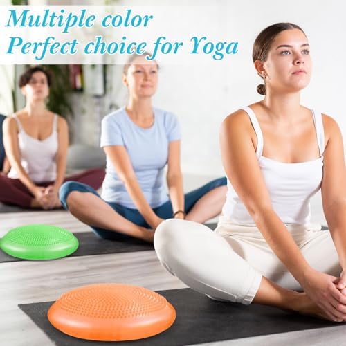 Libima 4 Pcs 13 Inch Glitter Wiggle Seat for Sensory Kids, Light Color