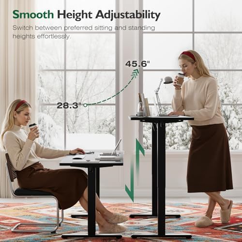 Monomi 59" Electric Standing Desk,Adjustable Height Sit Stand Up Desk,Black