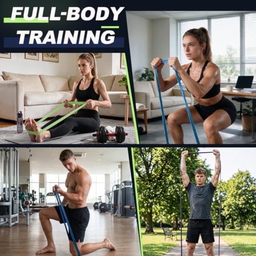 LEEKEY Resistance Bands Set for Pull Up Assistance & Exercise