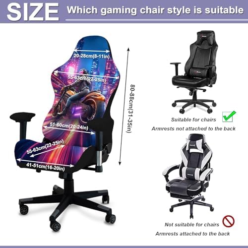 Gaming Chair Covers Only, 3D Printing Soft Fit Scratch Resistant