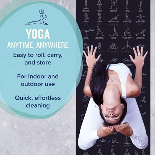 NewMe Fitness Thick Yoga Mat for Women and Men - 5mm Non Slip Pilates Mat