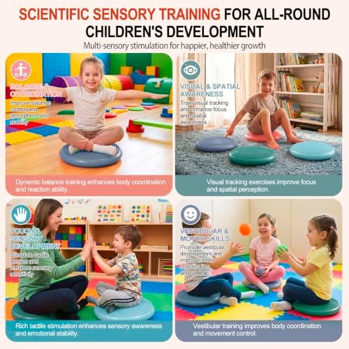 Amylove Wiggle Seat Inflated Wobble Cushion for Sensory Kid
