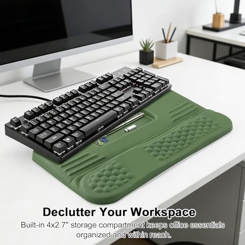 LIMOUS 2-in-1 Wrist Rest with Keyboard Stand, Ergonomic Wave Wrist Pad