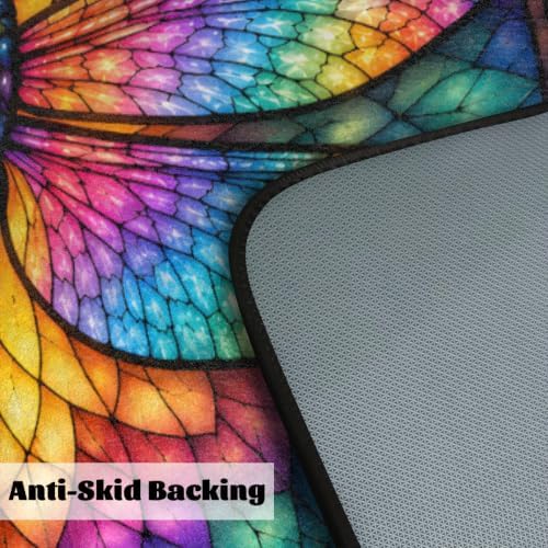 Dragonfly Kitchen Mats Cushioned Anti Fatigue Kitchen Rugs Non-Slip B-1