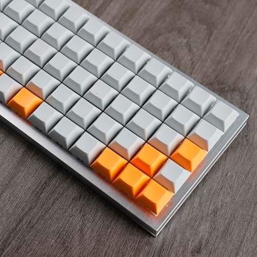 YMDK XDA DSA Blank Colorful PBT Keycaps Suitable for Ortholinear Layout MX Keyboard XD75 ID75 Split 36 Corne Split 46 Planck Preonic Niu40 (DSA 109)