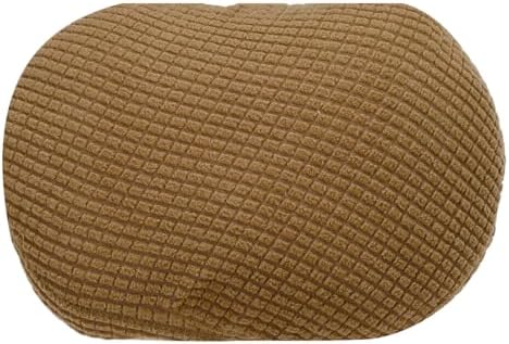 uxcell Office Chair Pillow Cover, Office Chair Headrest Attachment Removable Headrest Protector for Home Desk Computer Chairs, Brown