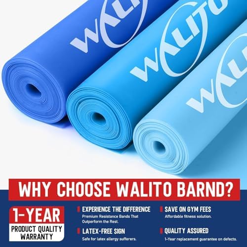 Resistance Bands for Working Out, Stretch Bands for Exercise, Yoga, Pilates