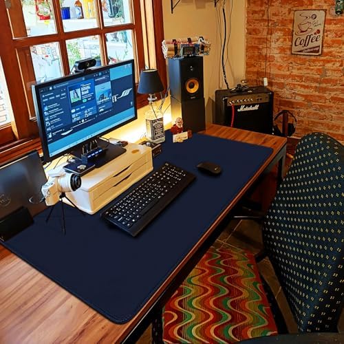 Large Gaming Mouse Pad with Stitched Edges (47.3 X 23.6 in) Waterproof