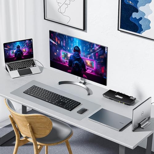 ALOANES Non-Slip Extended Mouse Pad Office&Home Desk Mat Stitched Edge