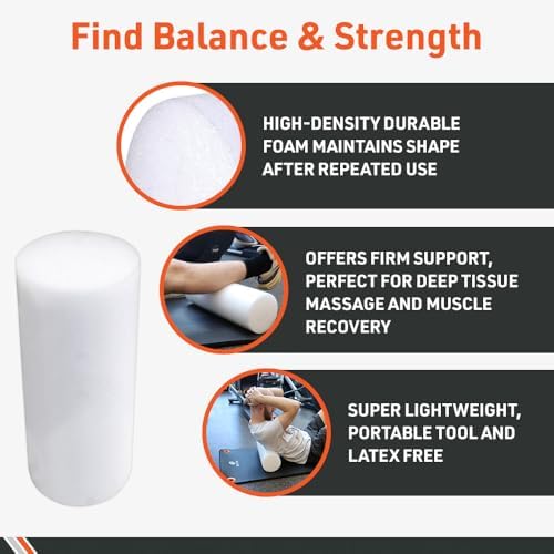 Foam Roller, Full Round 6" x 36"