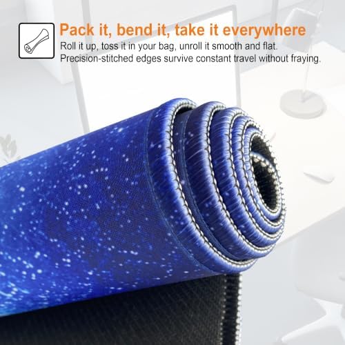 Noise Reduction Large Mouse Pad-70x30 Bluesky