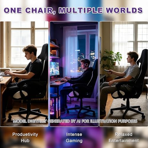 Gaming Chair Covers Only,Stretchable Fit Thick Breathable Mesh