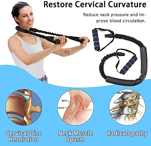 Neck Stretcher Exerciser and Cervical Traction Device for Home Use