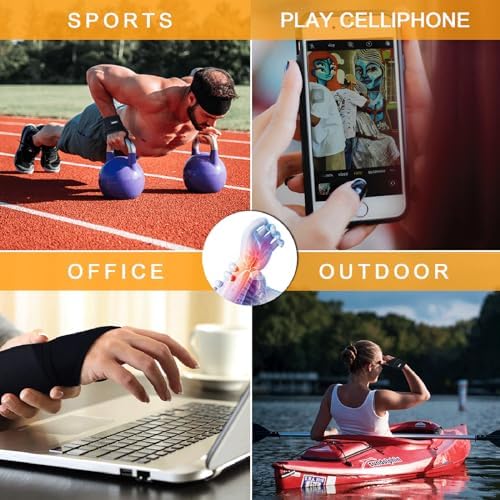 CERBONNY Carpal Tunnel Wrist Brace,1Pack Wrist Support Brace Adjustable Wrist Strap Reversible Wrist Brace for Sports Protecting/Carpal Tunnel/Arthritis-Left