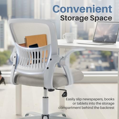 DUMOS Ergonomic Home Office Chair, Lumbar Support Desk Chair