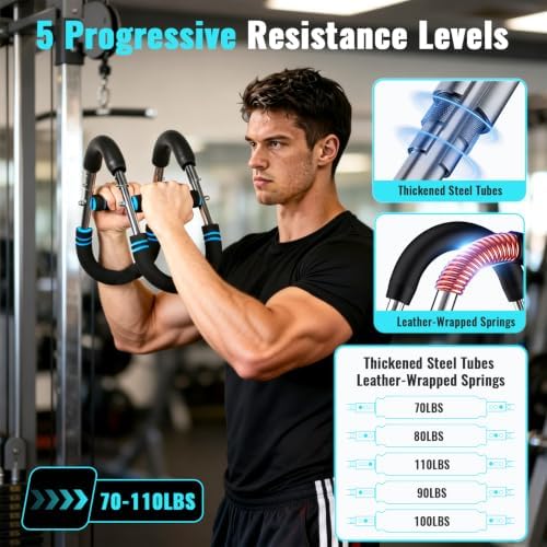 Twister Arm Trainer, Adjustable Chest Workout Equipment for Men & Women, Home Gym Strength Trainer
