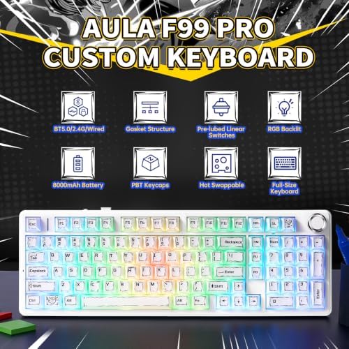 LEOBOG X Aula Wireless Mechanical Keyboard 8000mAh Creamy Gaming Keyboards