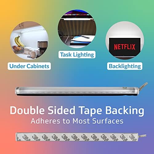 TrueColor USB LED Under Cabinet Light Bar, Frosted Cover, 8 in, Daylight